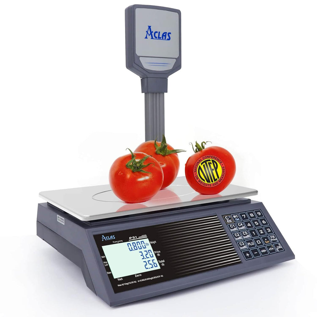 Price Computing Scale 30lb 0.01lb LCD Dual Screen Displays W240