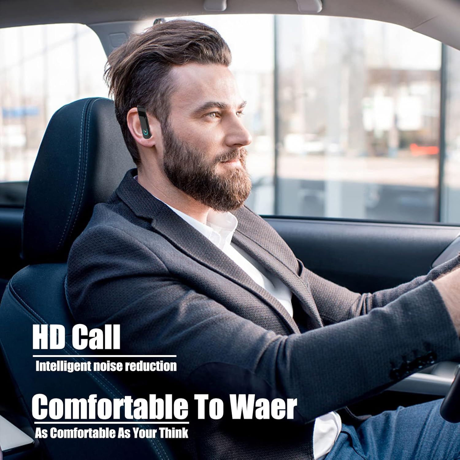Bluetooth Headset with Mic Noise Canceling Hands-Free A503