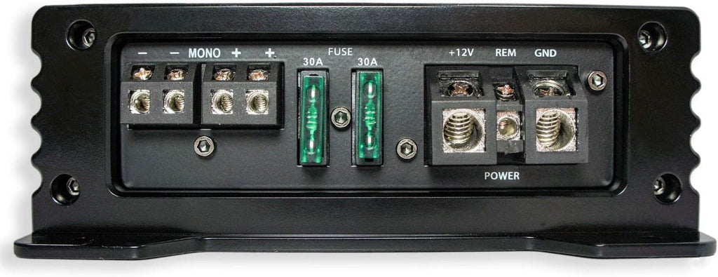 Single 12 Vented Port Sub Box & Car Stereo Amplifier Y411