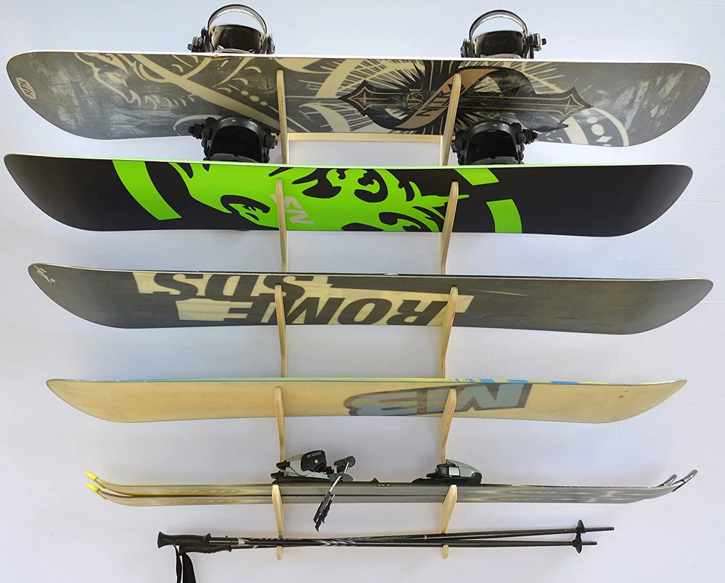 Snowboard Wall Rack (Holds 5) D8903