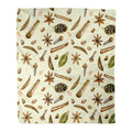 Light Beige Flannel Throw Blanket 50x60 Inches W76911