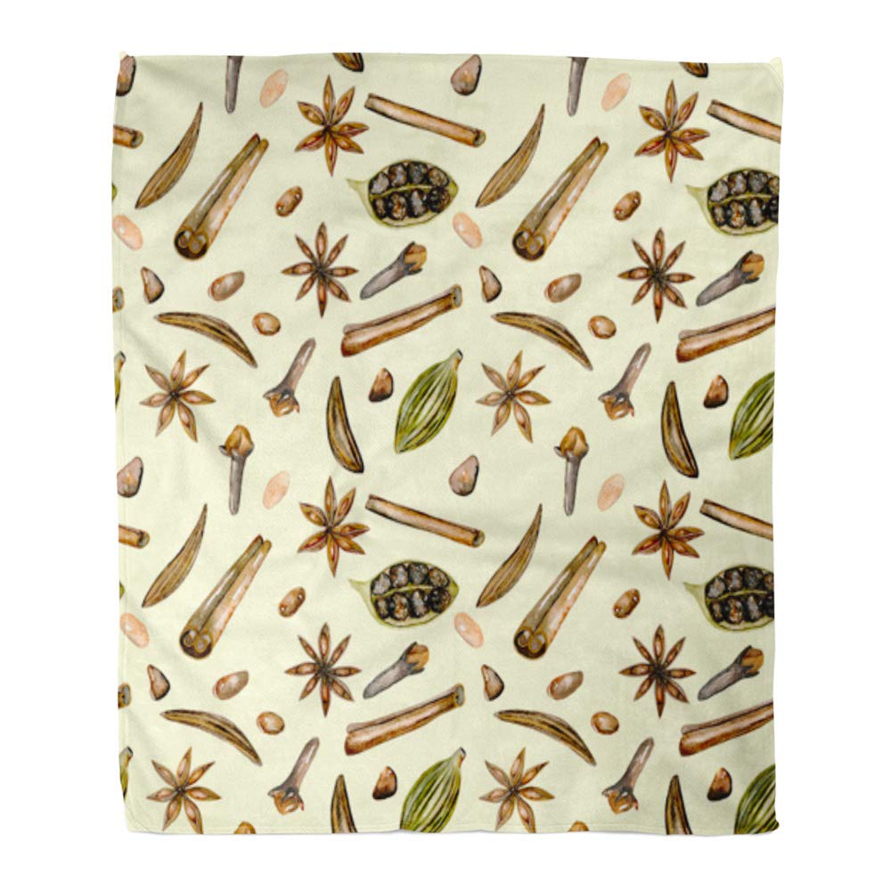 Light Beige Flannel Throw Blanket 50x60 Inches W76911