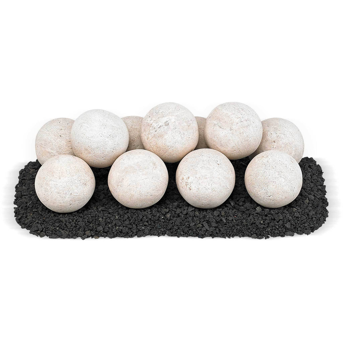 24 x 8 in. Cape Gray Lite Stone Ball Uniform Set F447106