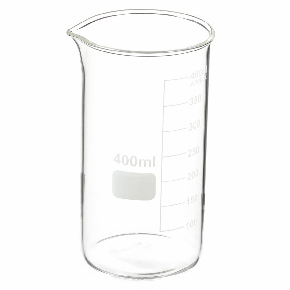 Tall Form Glass Beaker 400mL PK12 C61602