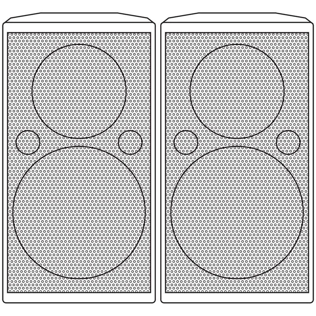 80W Pair Speakers H300