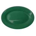 Green Stoneware Wide Rim Platter - 12/Case J57270