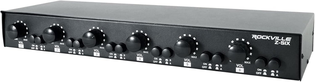 2 Source 6 Zone Audio Zoner with Volume Control O200274