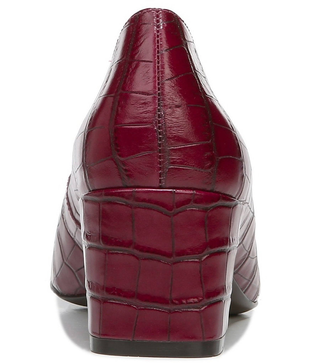 Plum Rouge Croc Leather Pumps P384