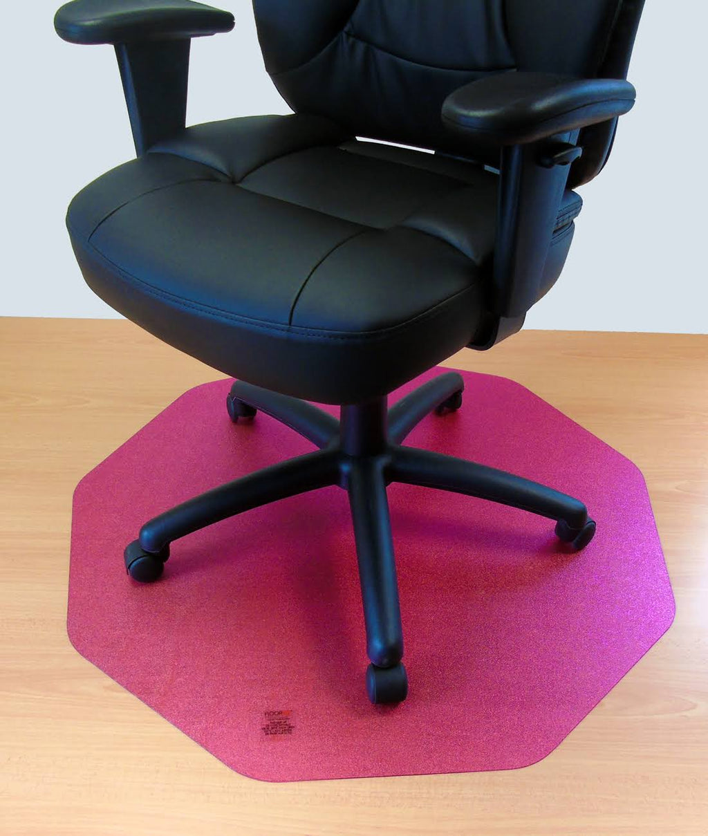 Cerise Pink Polycarbonate Chair Mat J55559