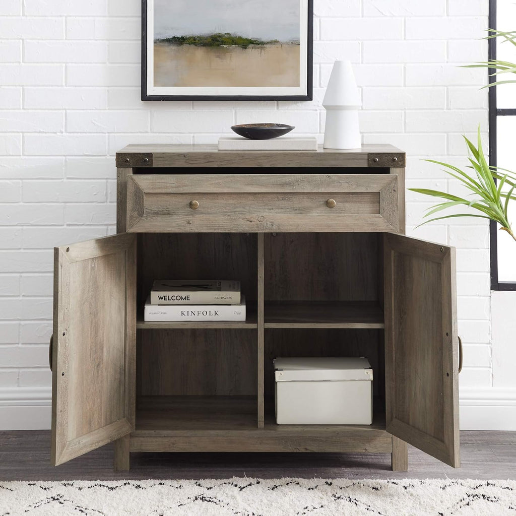 Grey Wash Accent Cabinet T873262