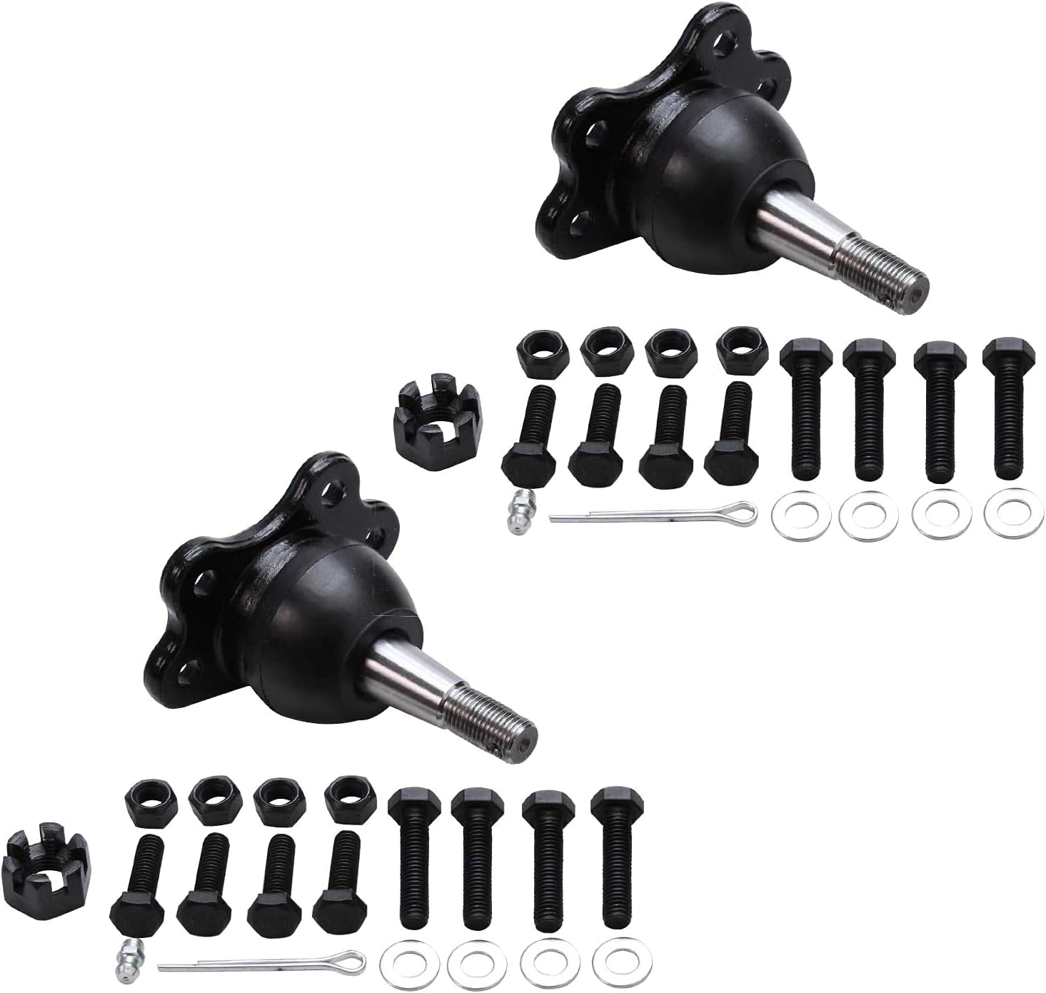 4WD Front Upper Lower Ball Joints Sway Bars 6pc Set A5004