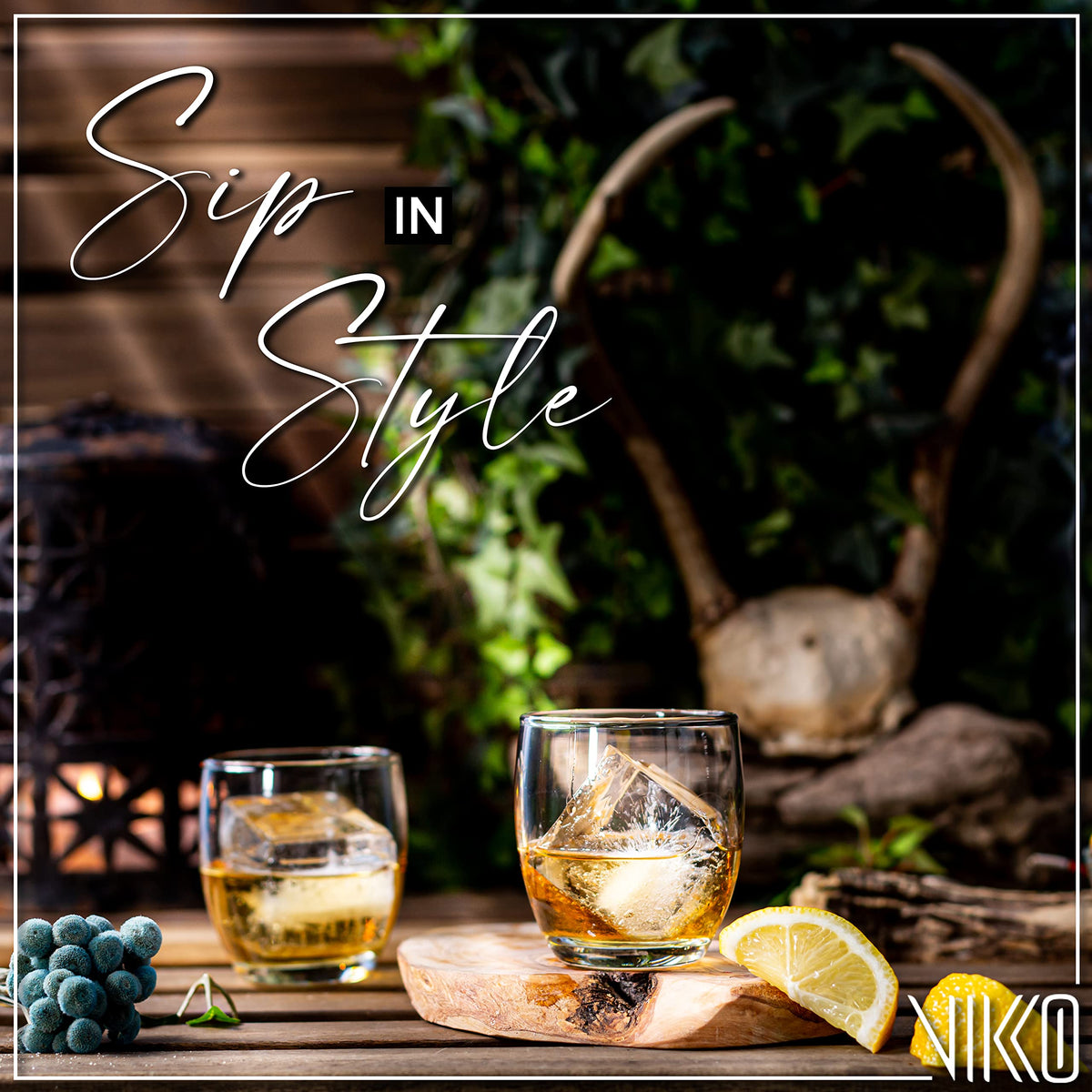 8.3 Ounce Clear Glass Tumblers, Set of Six, Dishwasher Safe F872