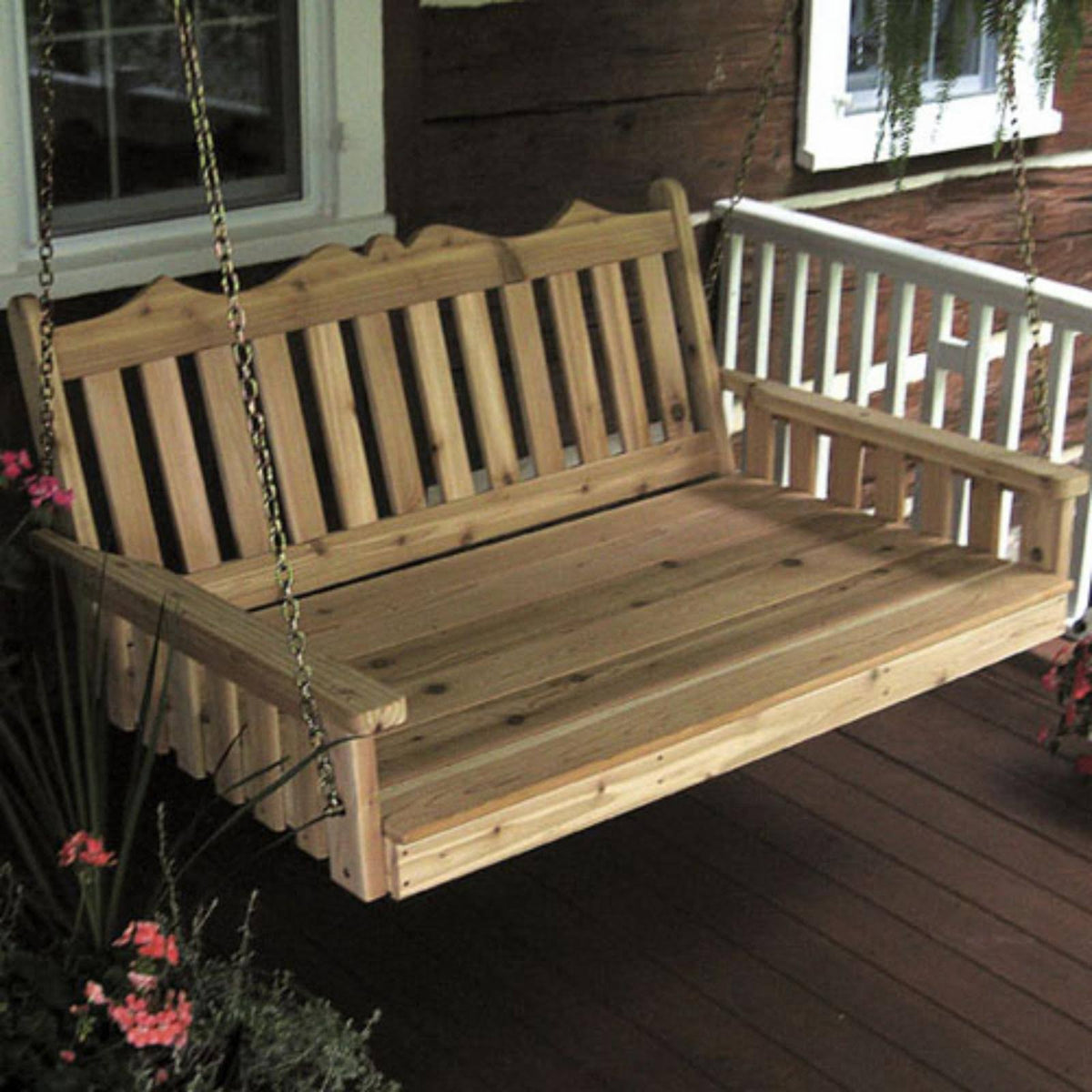 Yellow Pine Swing Bed D442