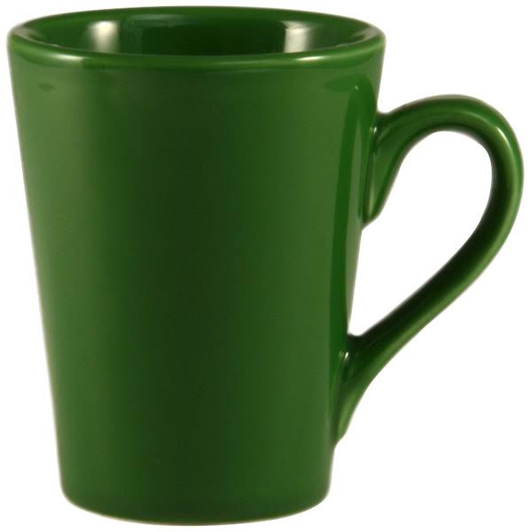 Green Stoneware Round Mug, 36-Pack E3844
