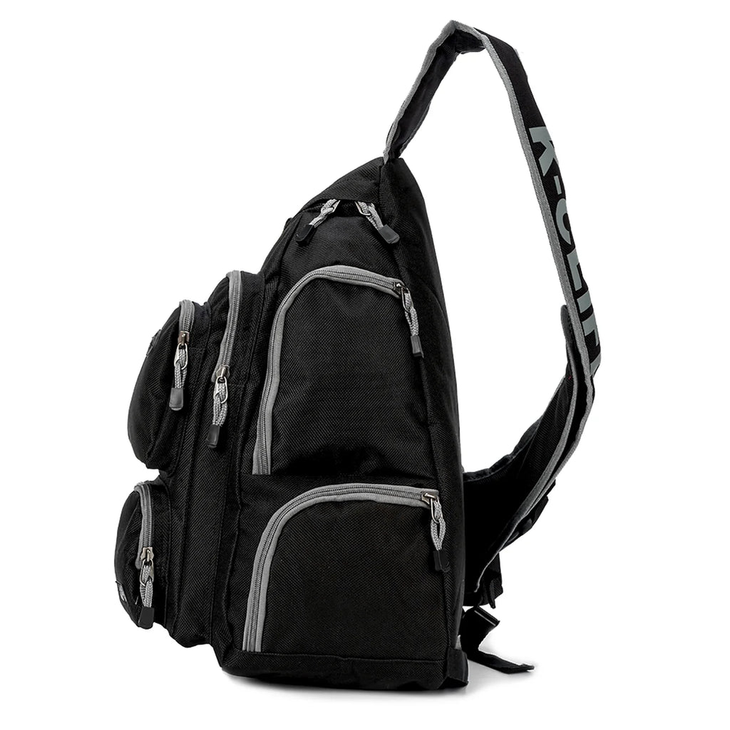 Black Polyester Sling Backpack L33011