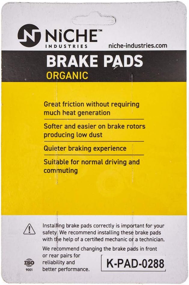 Organic Brake Pad Set Pack of 2 S3185