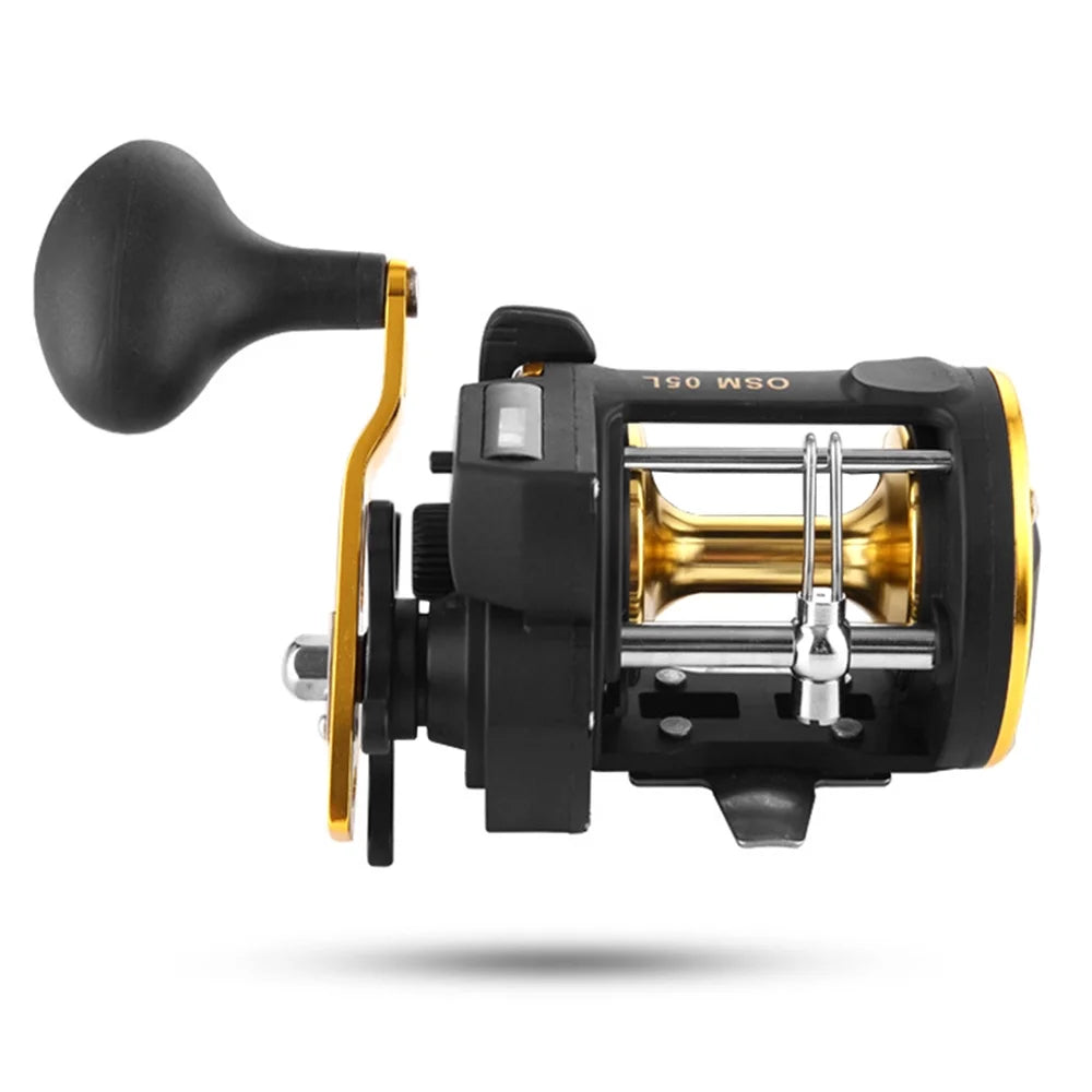 Metal Reinforced Base Trolling Fishing Reel G70560