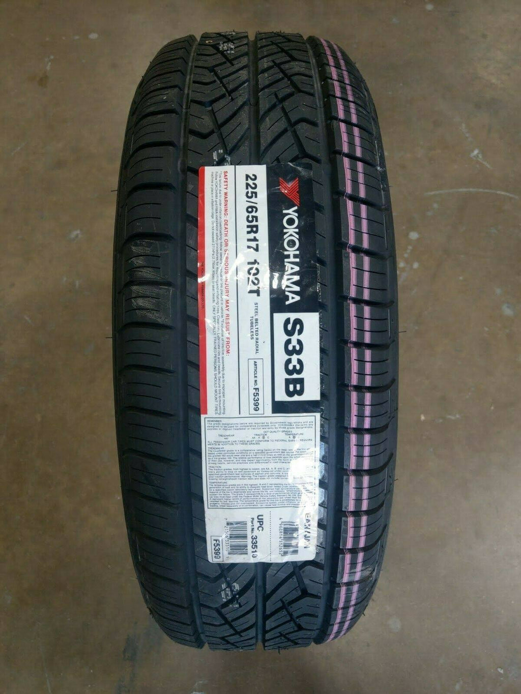 225/65R17 102T Tire W323646