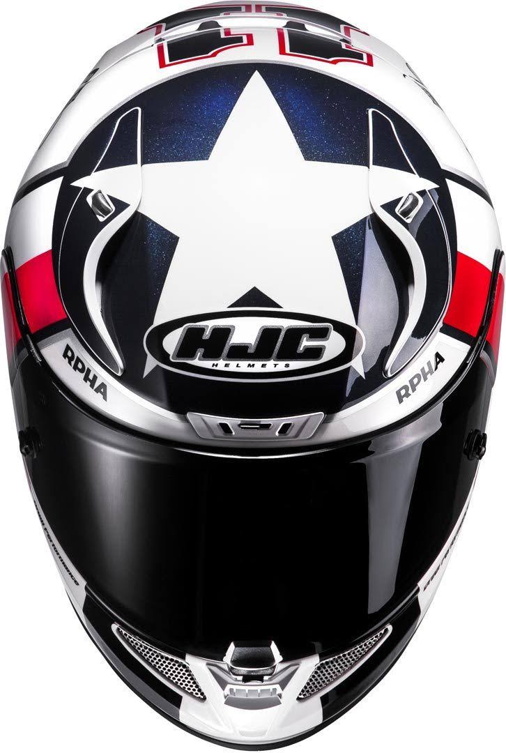 XL White Red Blue Helmet W12007