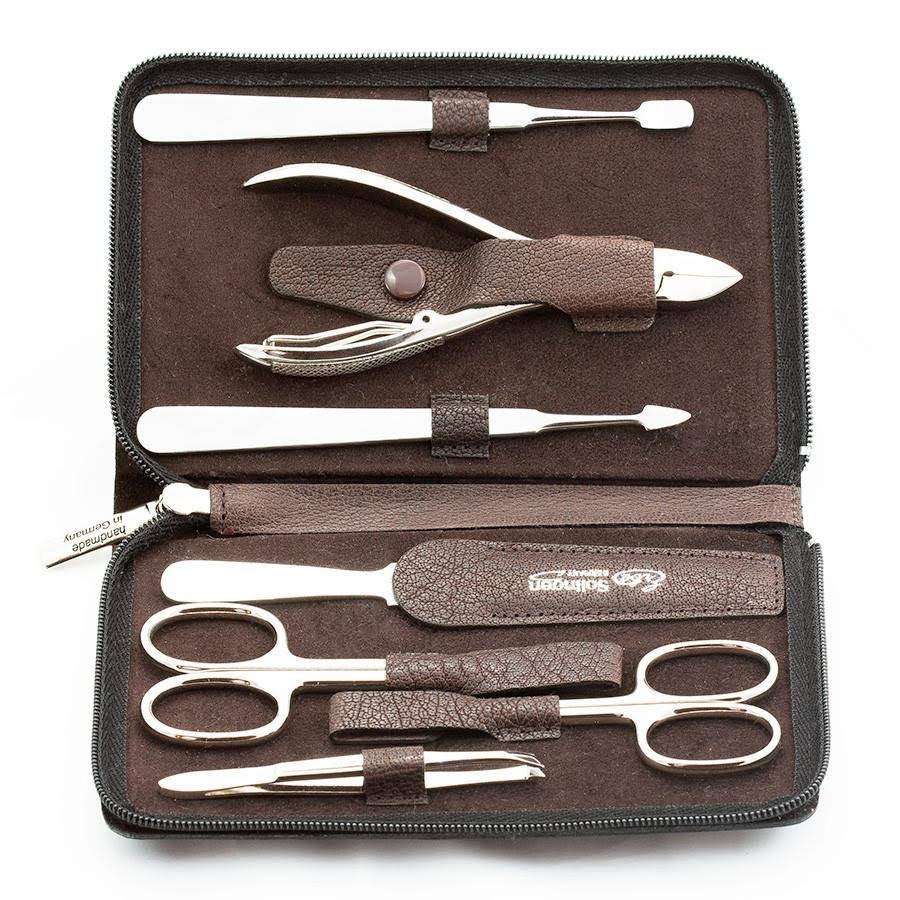 7 Pcs Nickel Plated High Carbon Steel Manicure Set X410707
