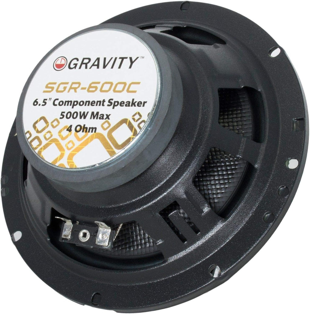 2 Pairs 6.5-Inch 2-Way Car Audio Component Speakers System V6085