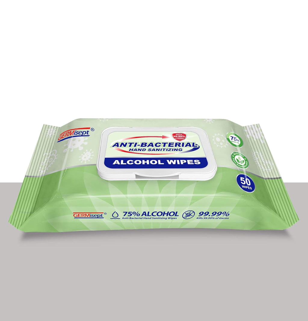 75% Alcohol Antiseptic Hand Sanitizer Wipes (1200 Wipes) B908