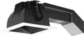 4x22 Square 12W 3500K Wallwash Black Cone White Ring P18557