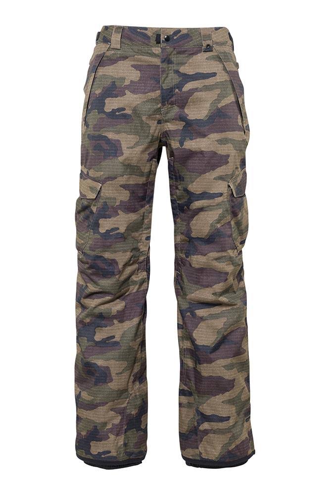 Cargo Insulated Snowboard Pant, Dark Camo, XL V4056