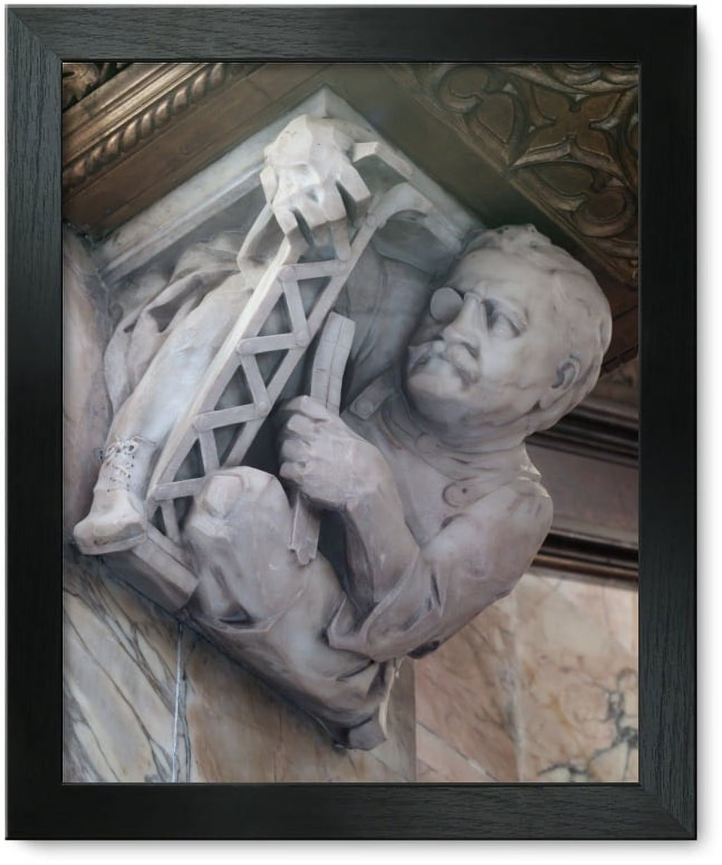 Framed Print: Architectural Details, The Woolworth Building E248855