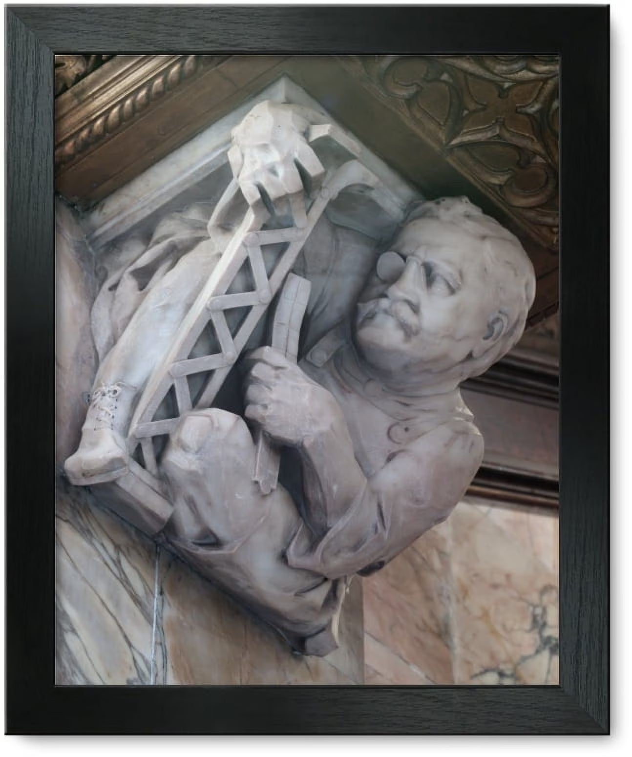 Framed Print: Architectural Details, The Woolworth Building E248855