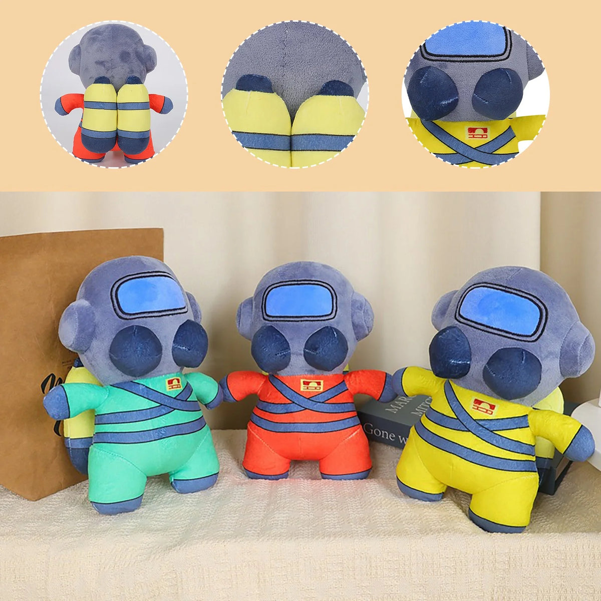 Orange Plush Doll A31062