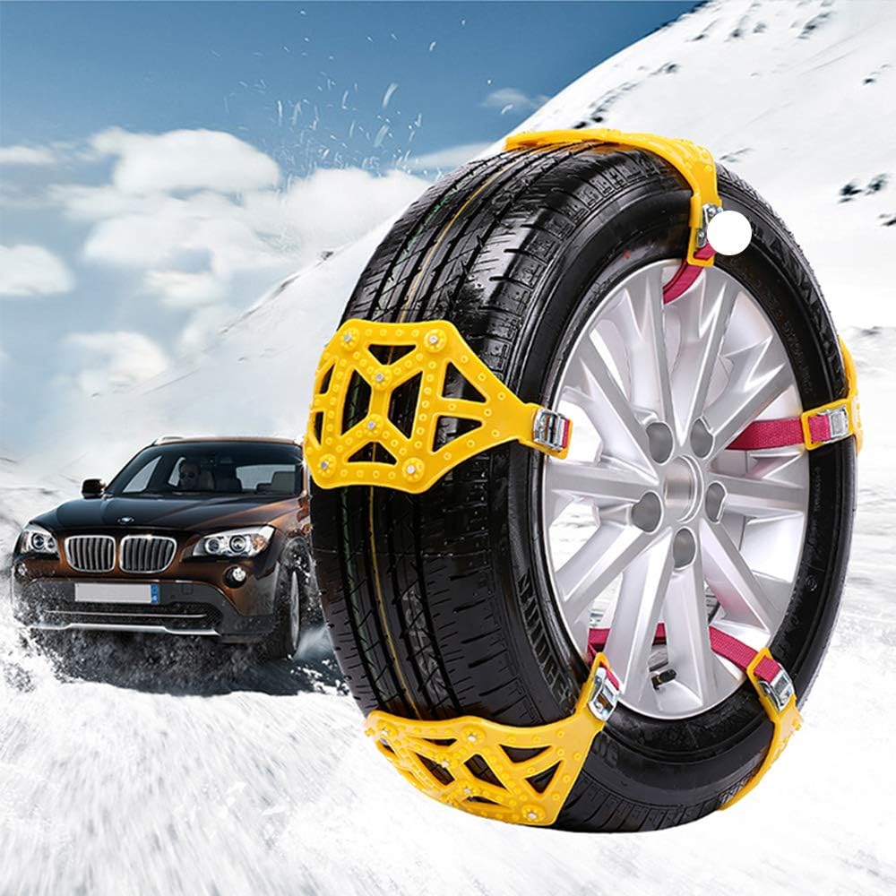 10Pcs Anti-Skid Universal Snow Chains for Tyres R409610