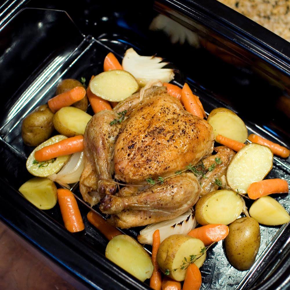 Black 18 qt Roaster C9372