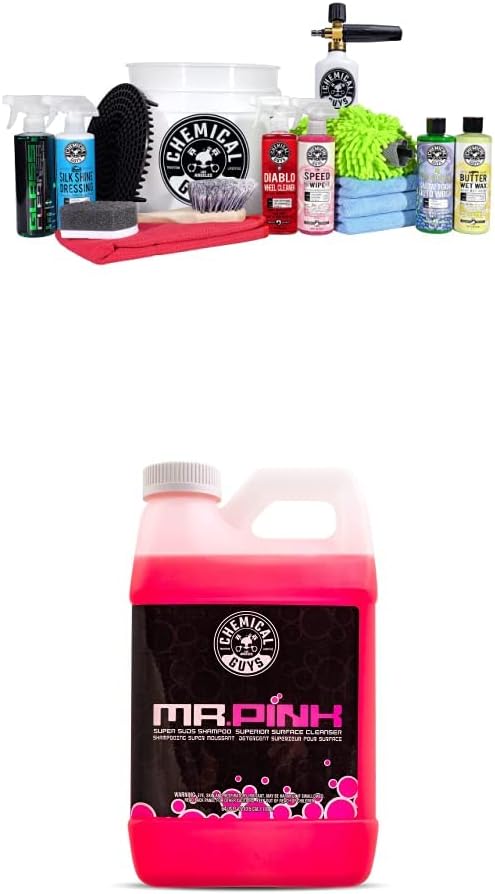 16-Piece Car Wash Kit with Foam Cannon and Bucket K347