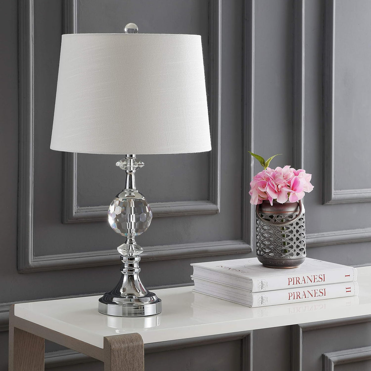 25.5 LED Crystal/Metal Lamp E41773