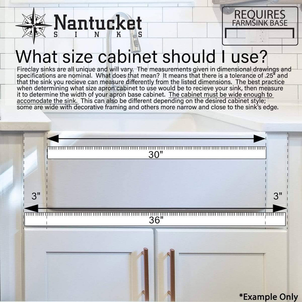 27 inch Undermount Fireclay Kitchen Sink C975