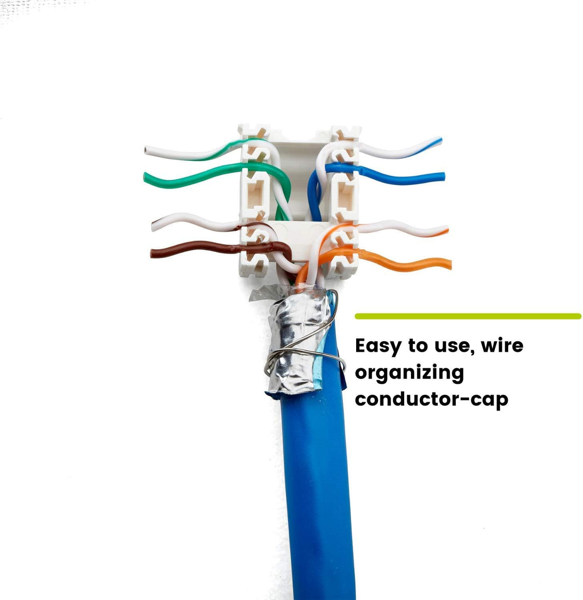 Cat6A Toolless Shielded Keystone Jack, RJ45 Female, 12 Pack B9656