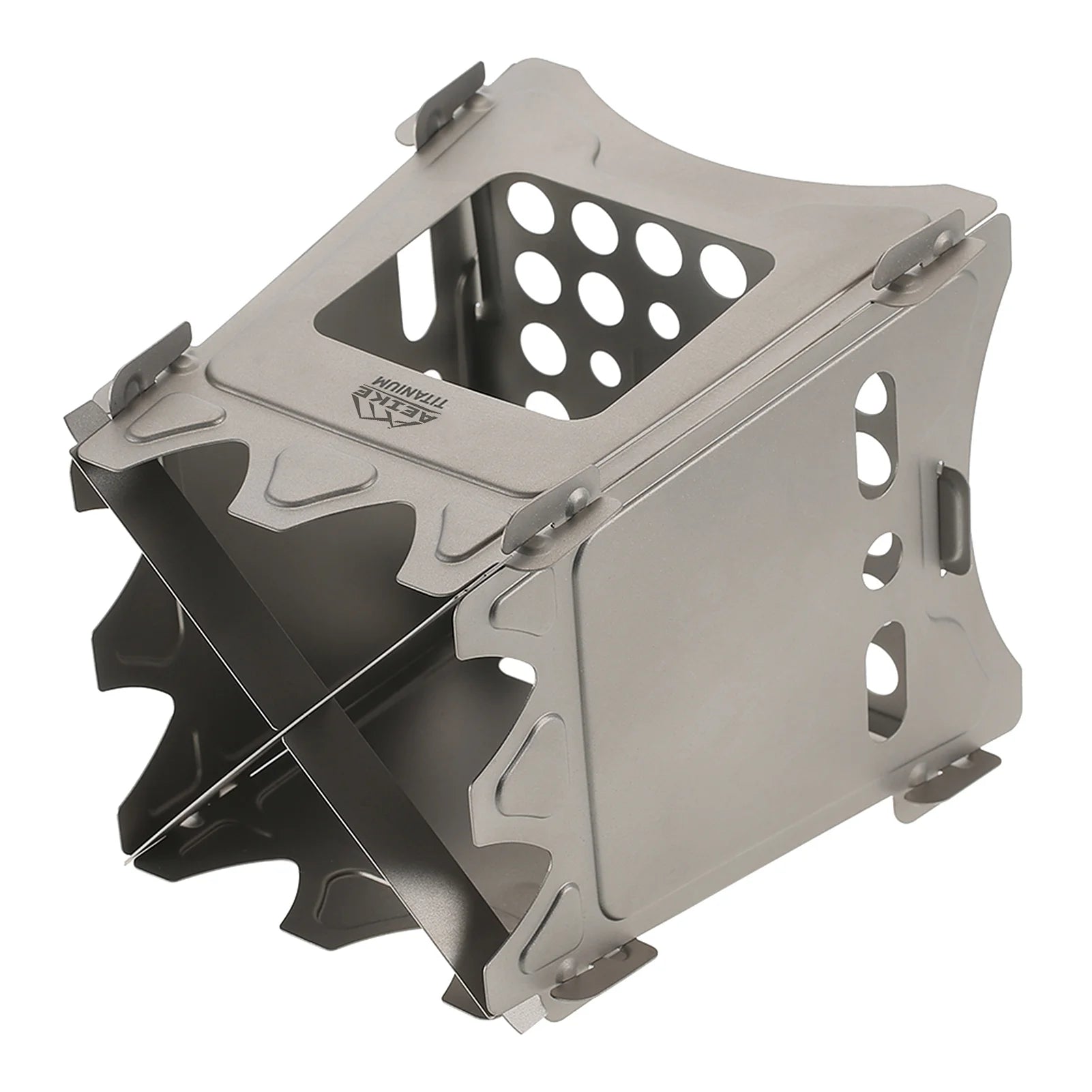 Titanium Wood Burning Backpacking Stove for Cooking V74083