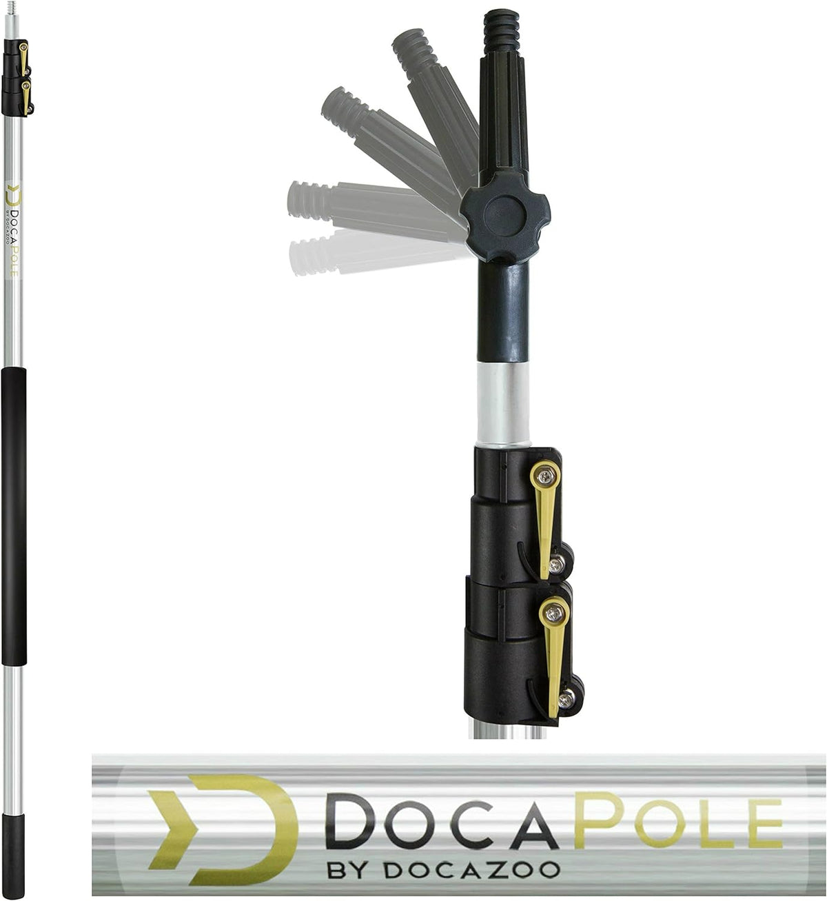 Light Bulb Changer with 7-30 Foot Telescopic Extension Pole, Suction Cup Style D207759