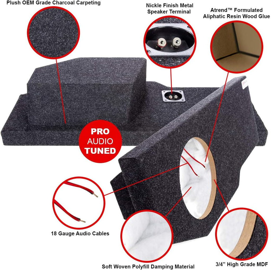 Dual 10" Sealed Subwoofer Enclosure T158