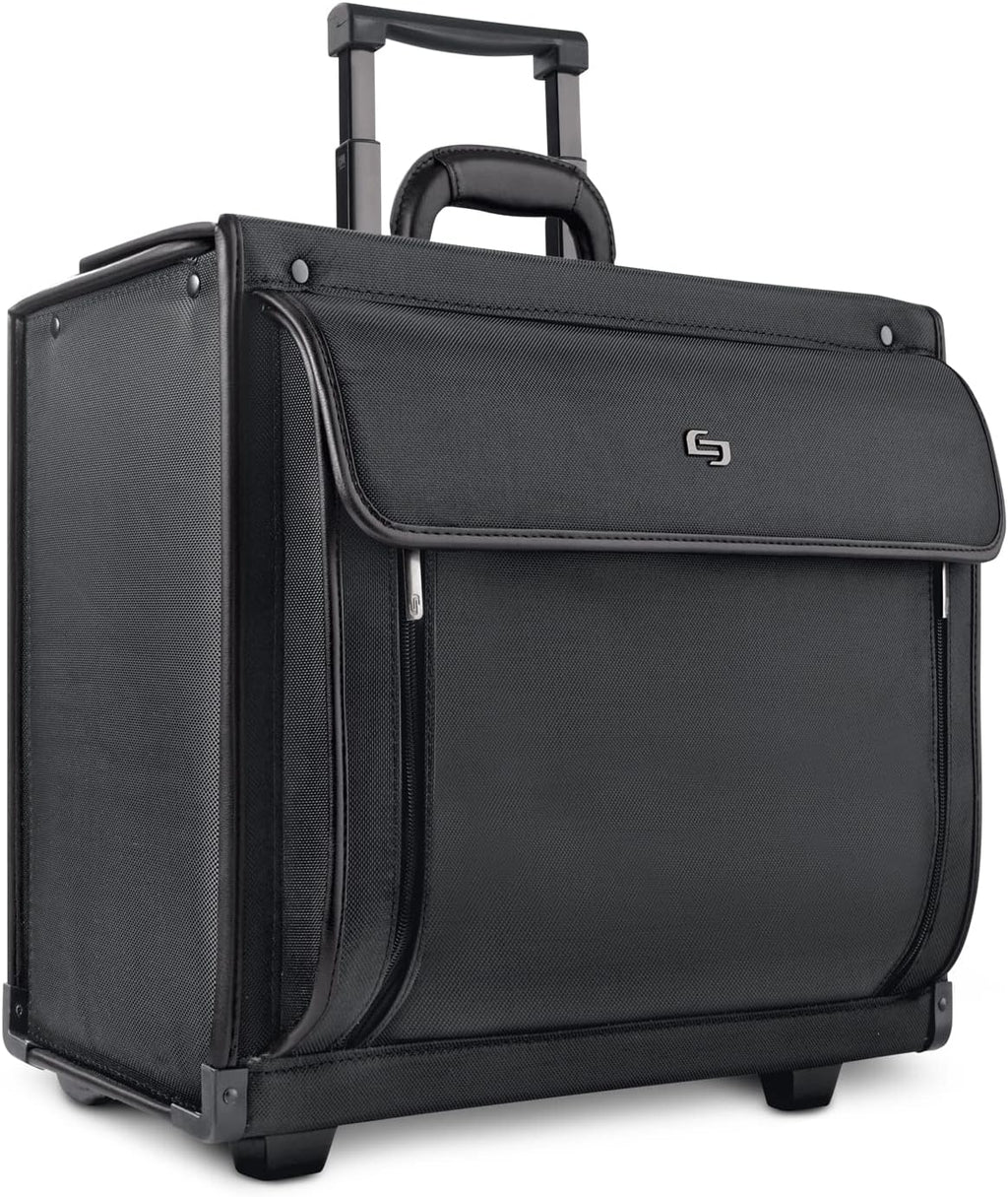 Black 16 Inch Laptop Rolling Catalog Case A5210