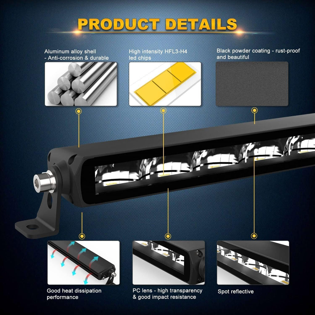 52Inch LED Light Bar with Spot Flood Combo Beam K976442