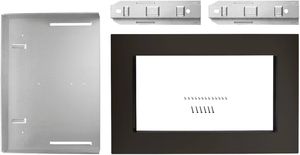 27x22 Black Stainless Steel Trim Kit for Countertop Microwave V9724