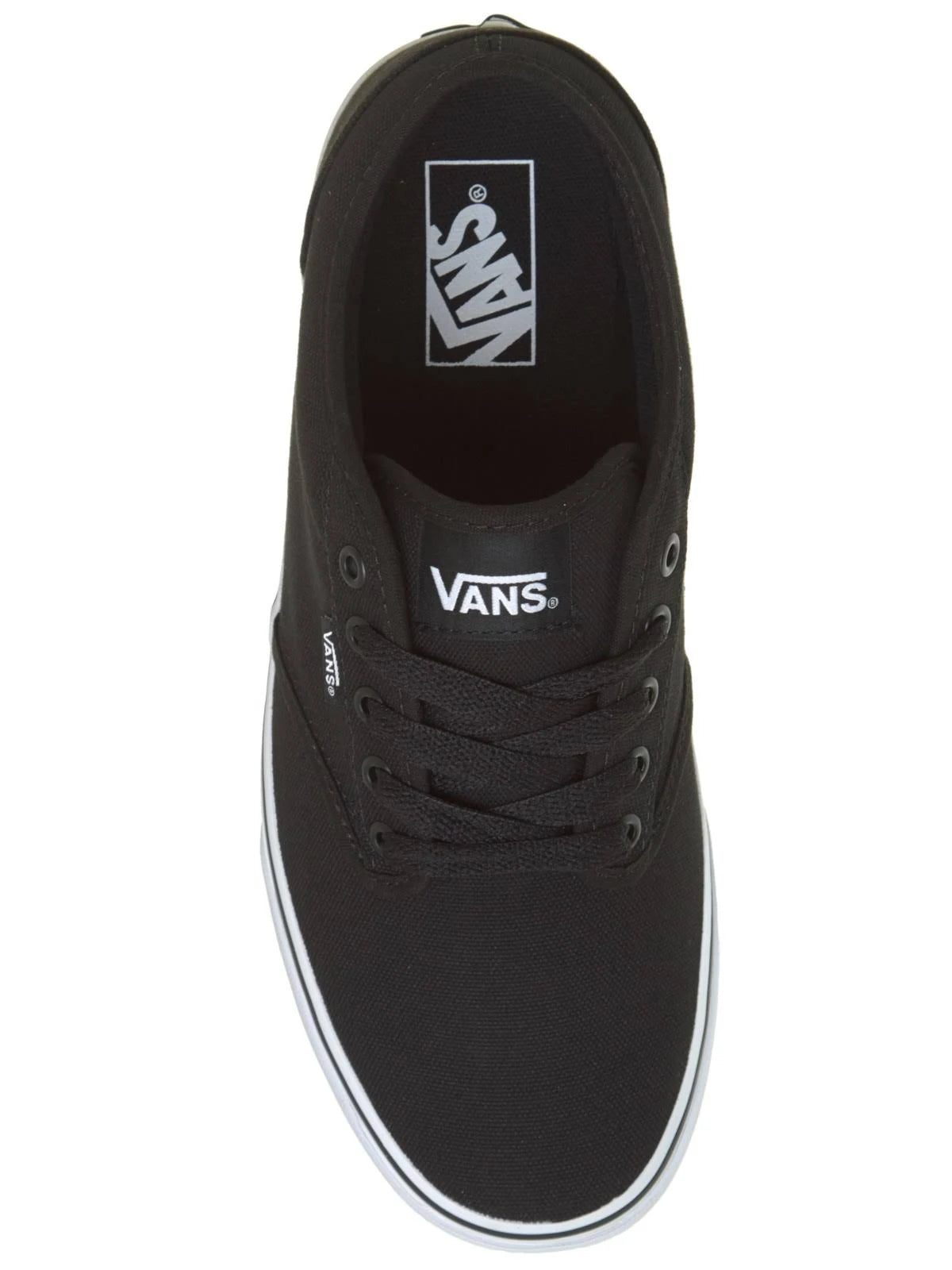 Canvas Black/White Vans Shoes W816641