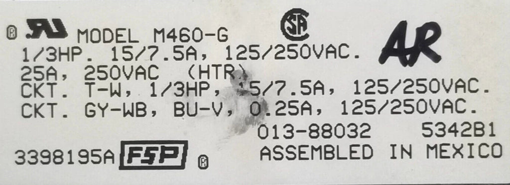 Kenmore Dryer Timer A68679