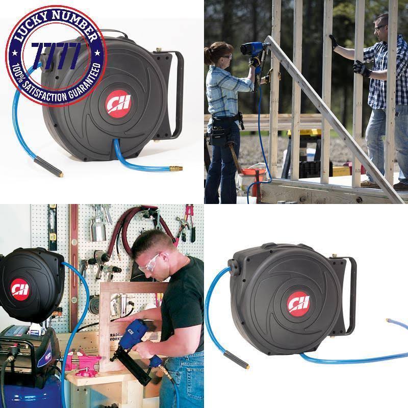 Retractable Hose Reel, 50 ft Air Hose A2603