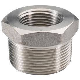 1 x 3/4 x 22 Hex Bushing NPT Male x Female Pipe Fitting, Pkg Qty 13 Y7913