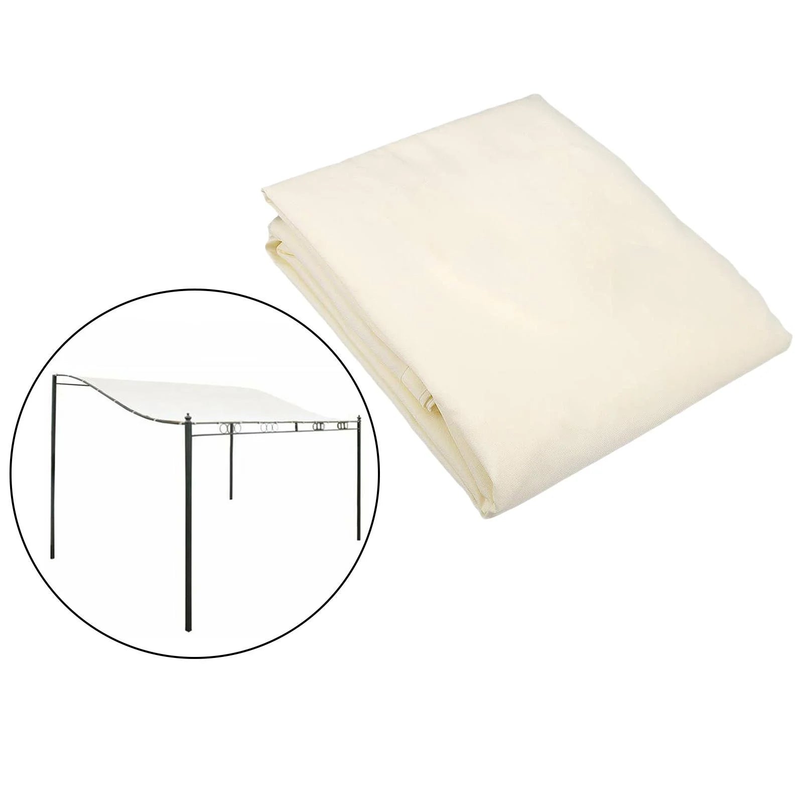 Beige Water Resistant Garden Gazebo Patio Cover P188020