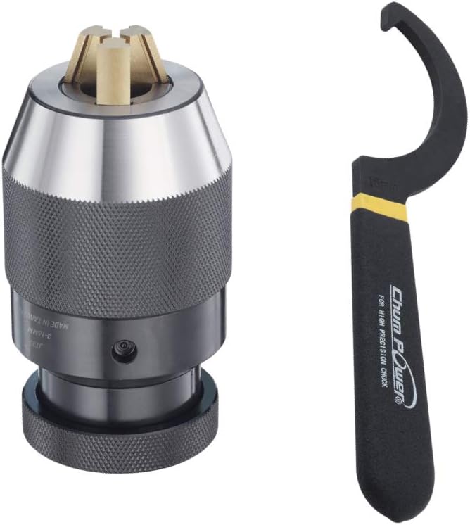 1/64"-1/2" Heavy Duty Keyless Drill Chuck, JT6 Mount, Titanium Jaws R3999