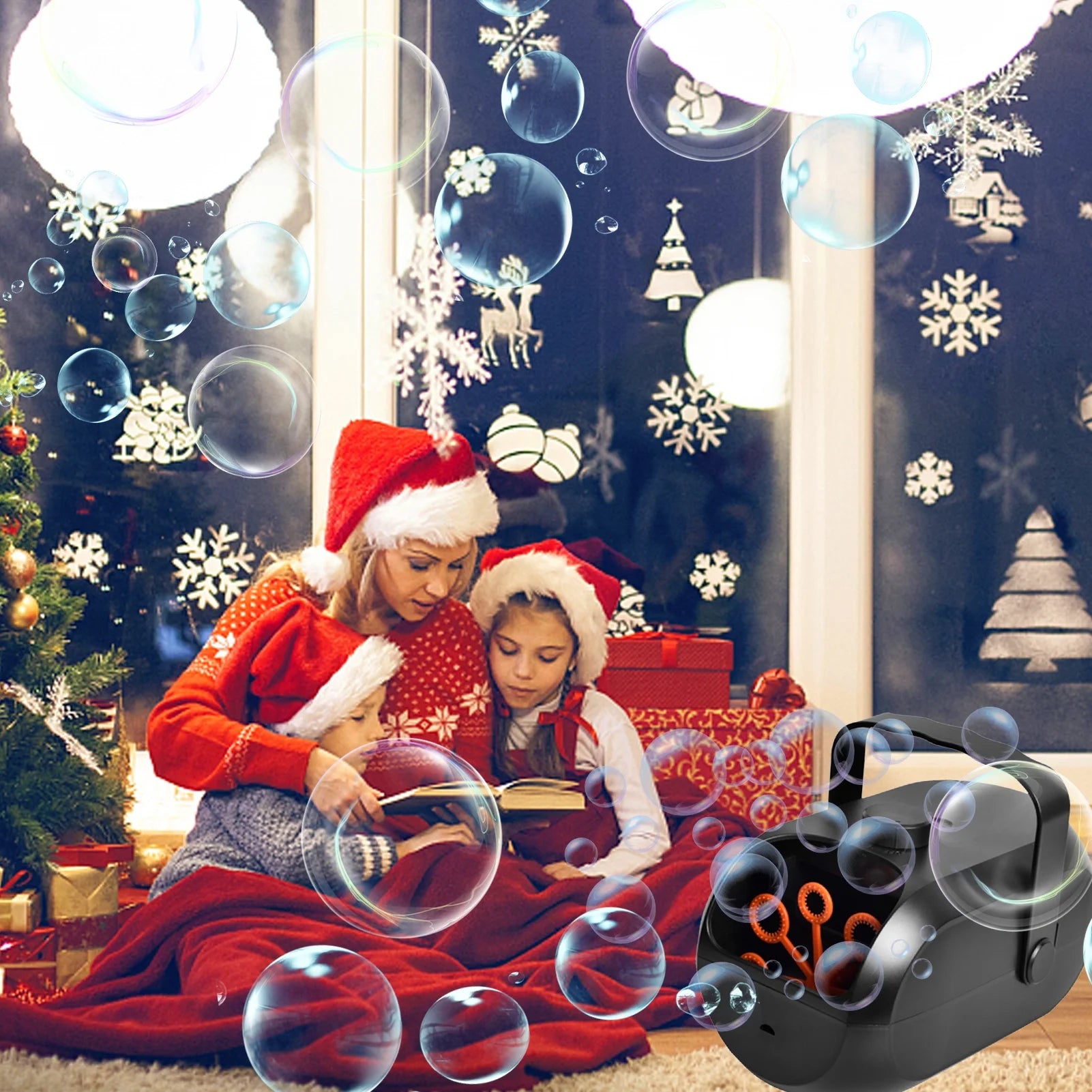 Portable Rechargeable Bubble Machine W56587